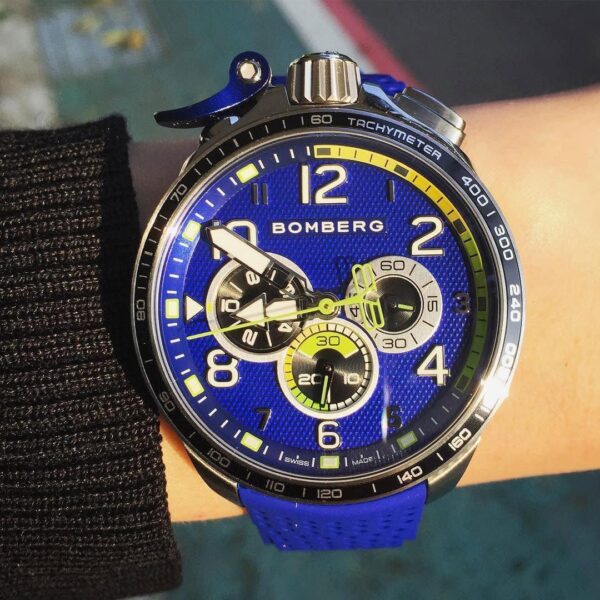 Bomberg Bolt-68 Racing 'Royal Blue' sku BS45CHSP059910