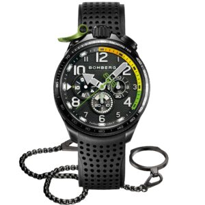 Bomberg Bolt-68 Racing 'Black & Green' sku BS45CHPBA059110