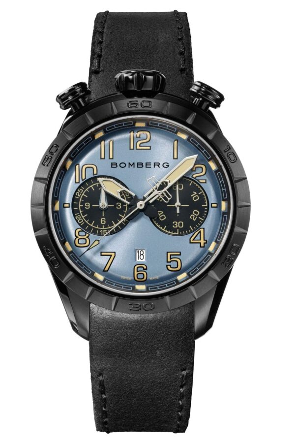 Bomberg BB-68 Dark Blue Chronograph Gent 44mm sku NS44CHPBA2089