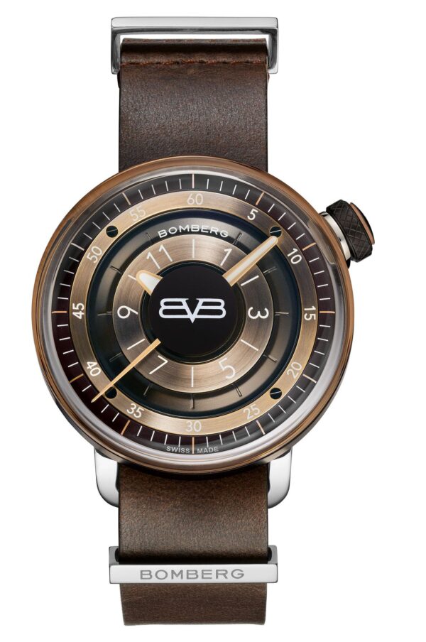 Bomberg BB-01 Brown & Black Gent 43mm sku CT43H3PBA0419