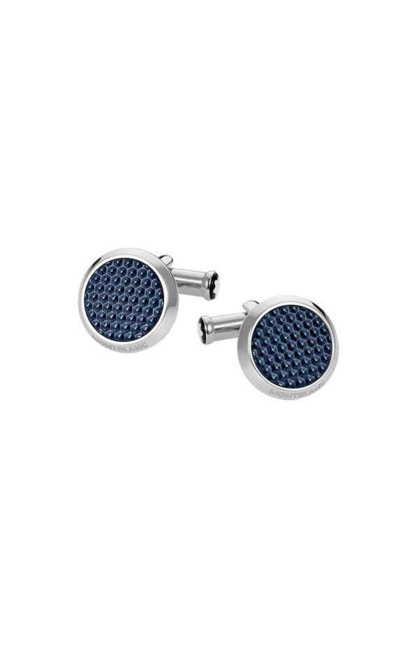 Montblanc Meisterstuck Blue Laquer Cufflinks sku 112904