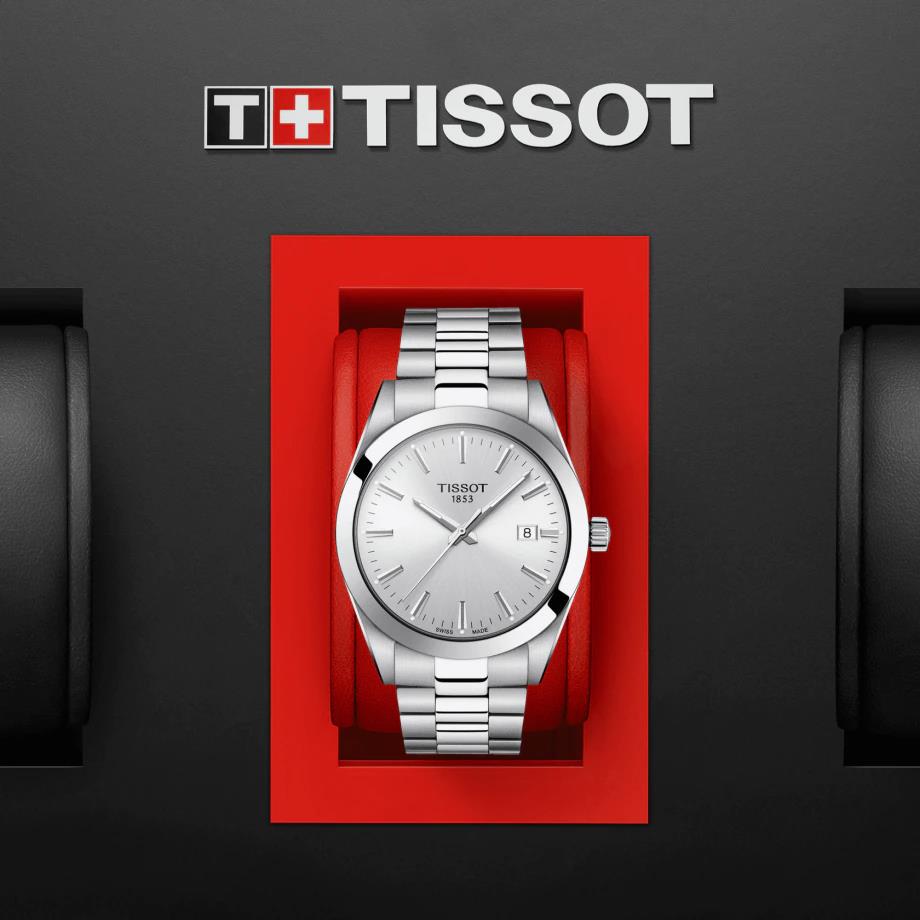 Tissot discount gentleman silver