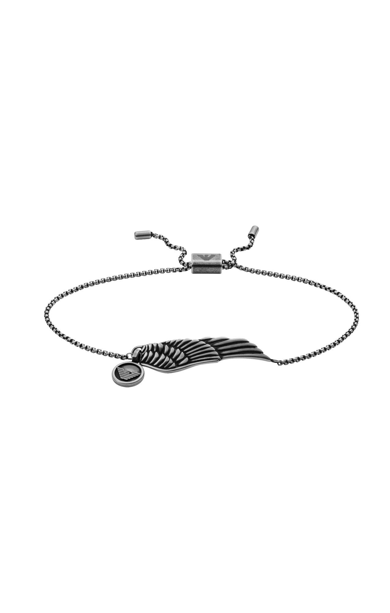 Silver Armani Mens Stainless Steel Chain Bracelet - Get The Label