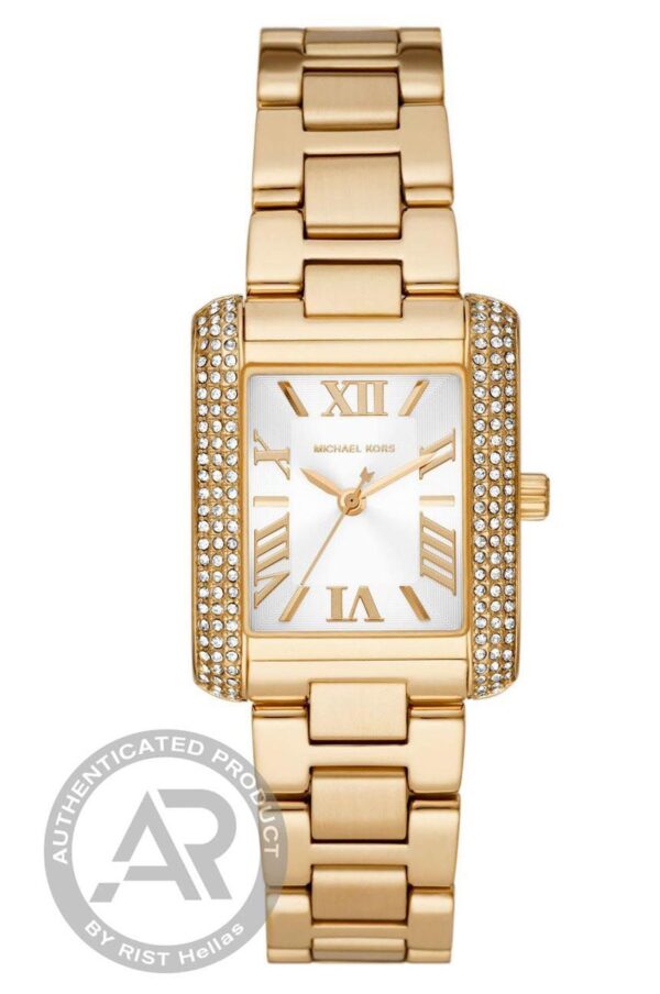 Michael Kors Emery Crystals Gold Stainless Steel Bracelet