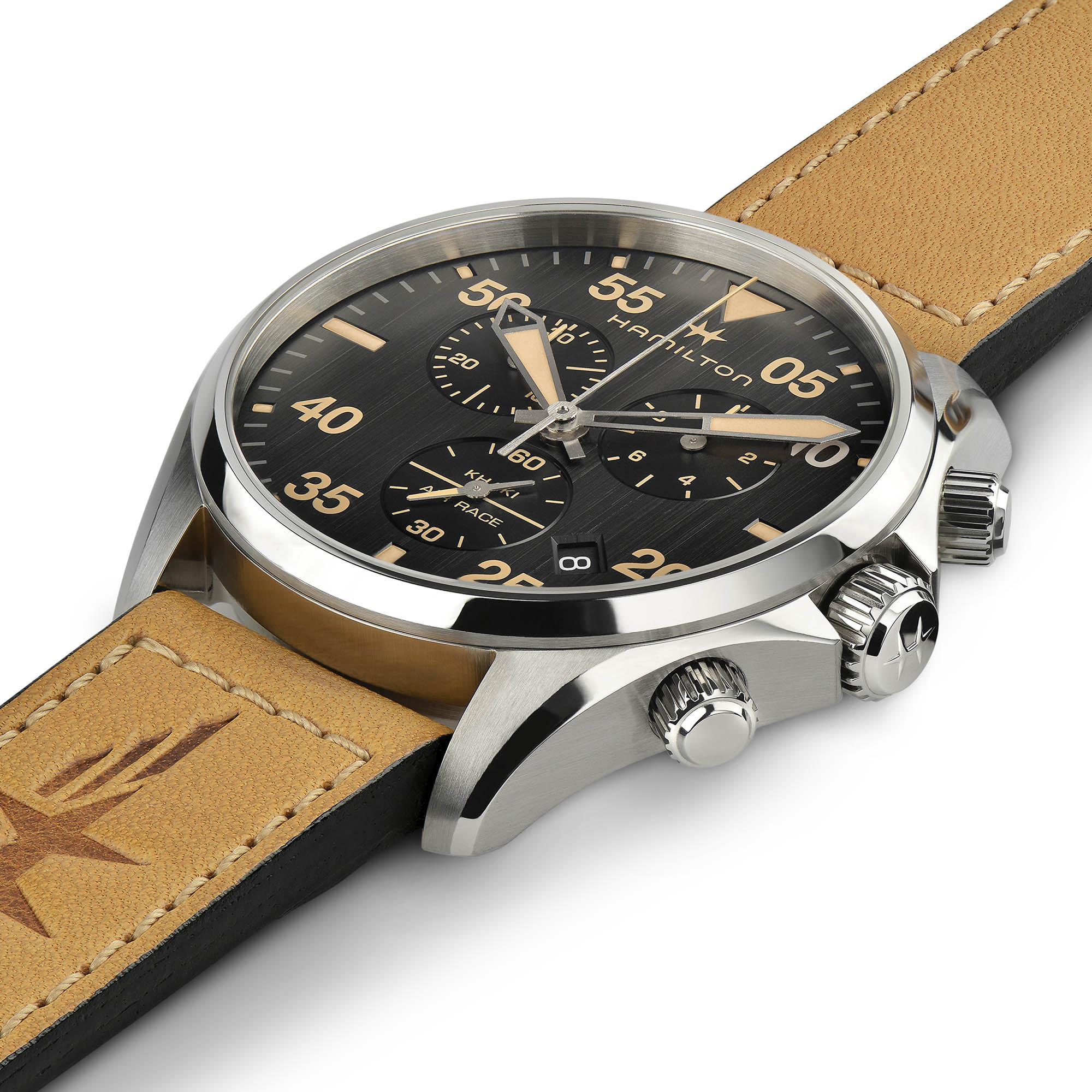 Hamilton khaki discount aviation chrono quartz