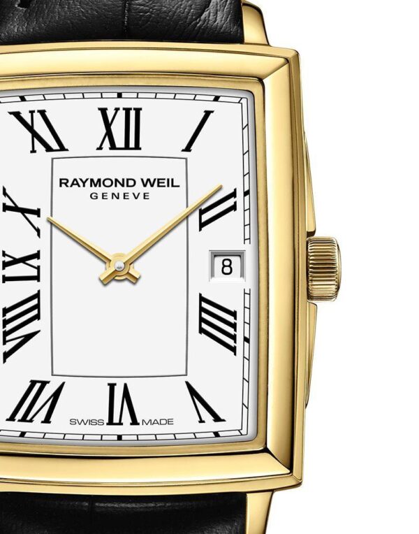 RAYMOND WEIL Toccata Ladies Gold Quartz Leather Watch, 22.6 x 28.1 mm