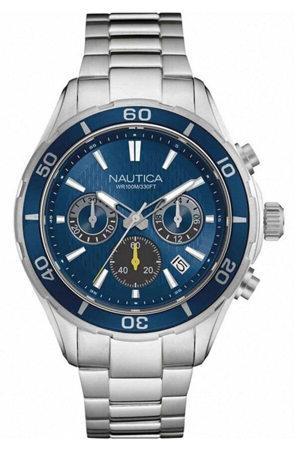 Nautica NST 12 chronograph bracelet watch