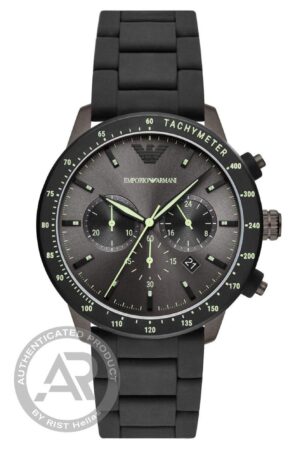 Emporio ARMANI Black Silicon Bracelet