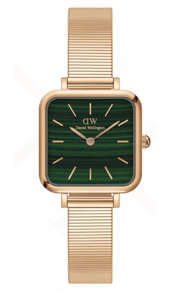 Daniel Wellington Quadro Studio Rose Gold Green Dial