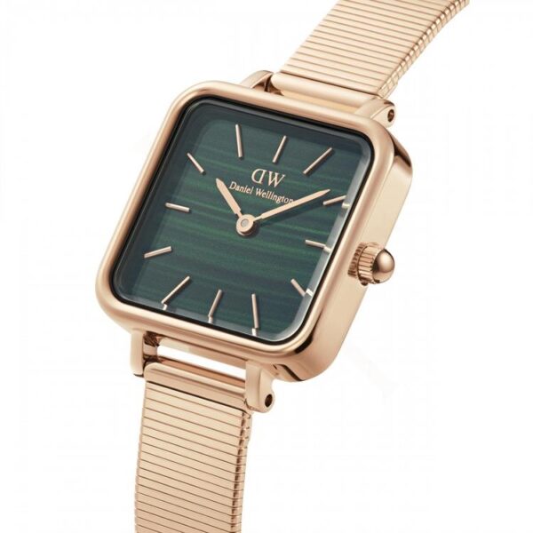 Daniel Wellington Quadro Studio Rose Gold Green Dial