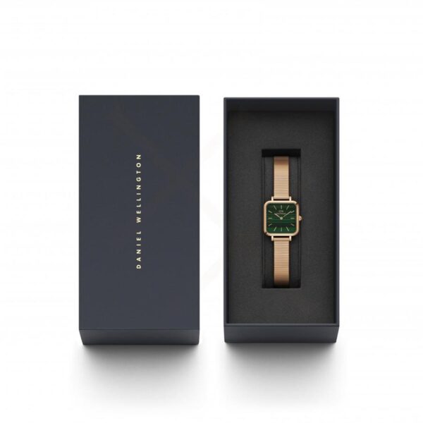 Daniel Wellington Quadro Studio Rose Gold Green Dial