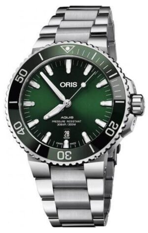 ORIS AQUIS Date Automatic 43.5mm Green Dial Mens Watch