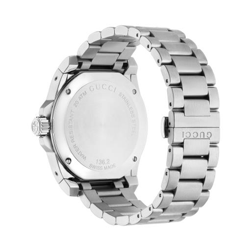 Gucci black stainless steel watch hot sale