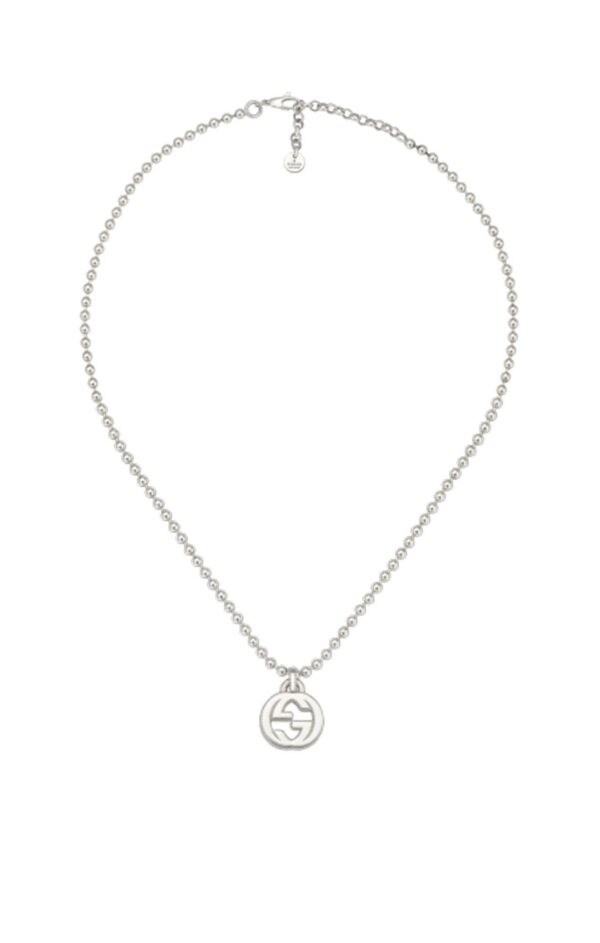 Gucci Interlocking G Necklace in Silver