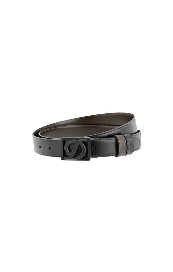 S.T. DUPONT Black Logo D Belt 30mm