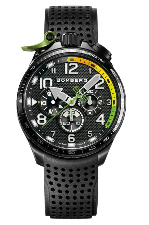 Bomberg Bolt-68 Racing 'Black & Green' sku BS45CHPBA059110