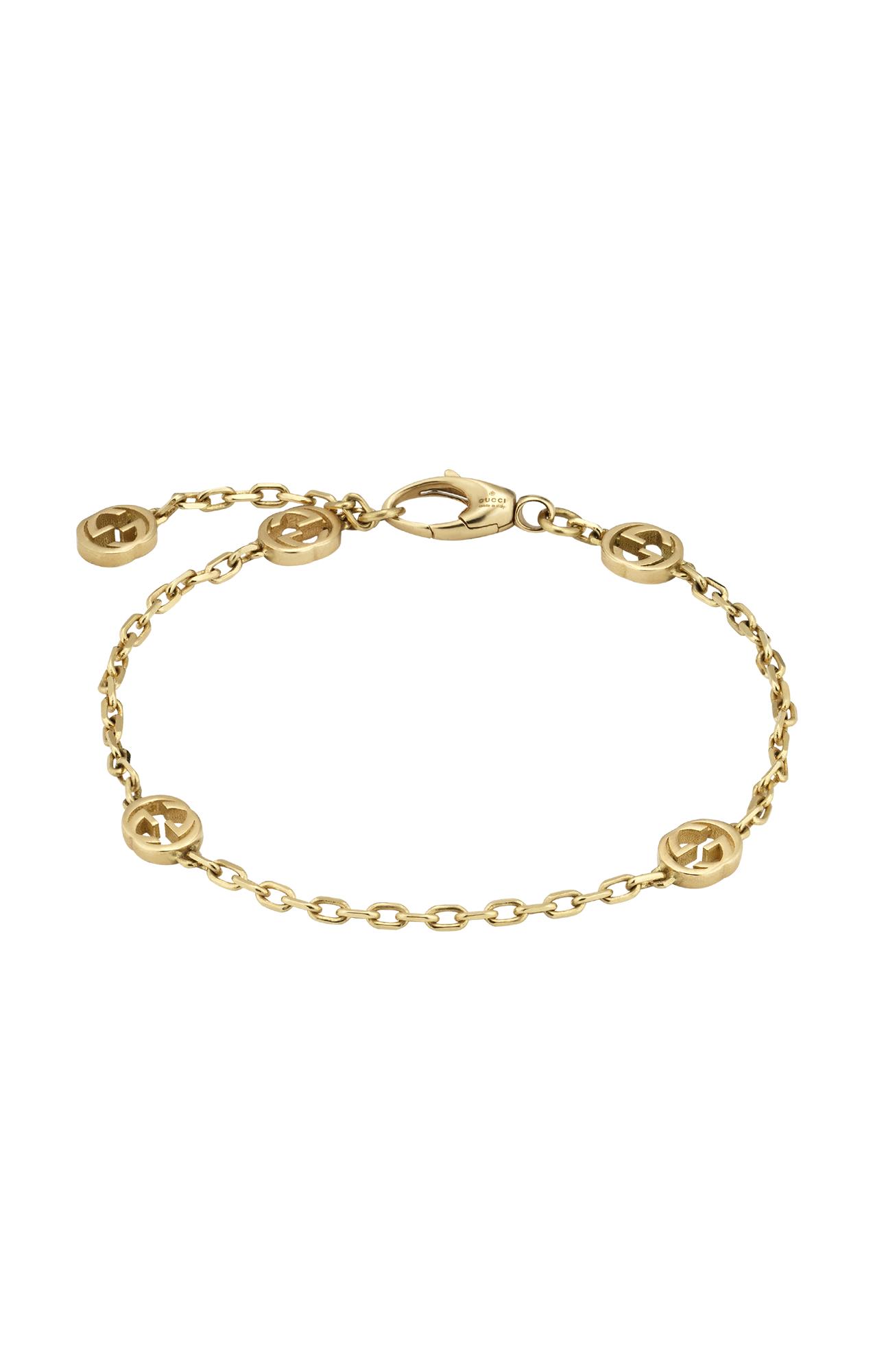 Gucci K Yellow Gold Interlocking G Bracelet Tempus Jewellery