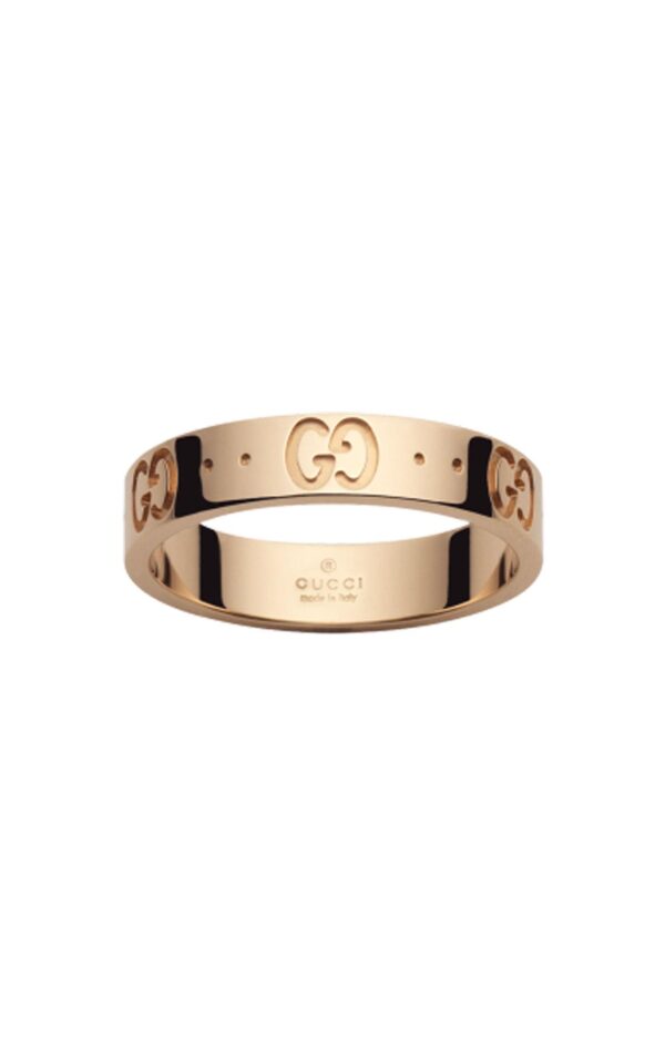 Gucci 18k Rose Gold Icon Band