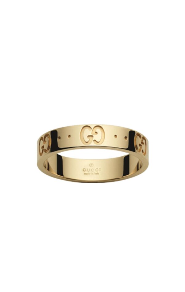 Gucci Icon Small 18kt Gold Women's Ring