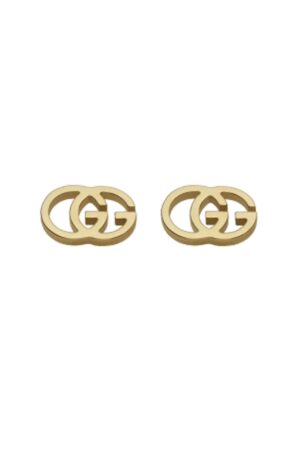 GUCCI GG Running stud earrings in 18kt yellow gold