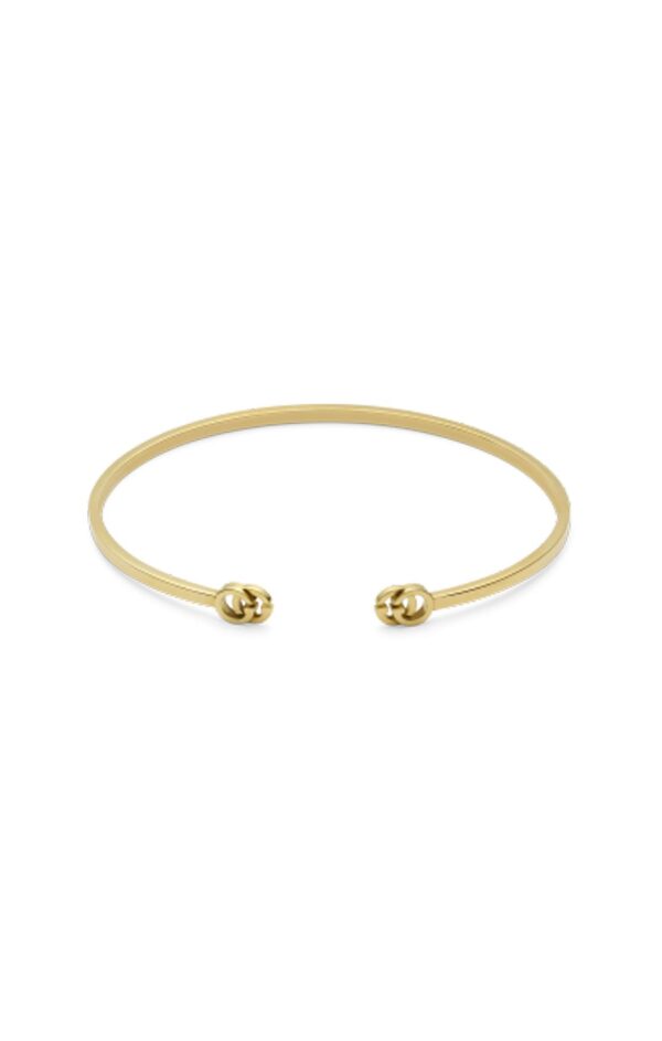 GUCCI GG Running 18ct Yellow Gold Cuff