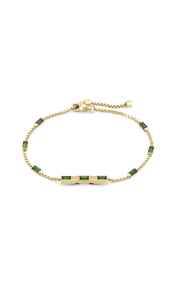 Green Tourmaline Link To Love Bracelet