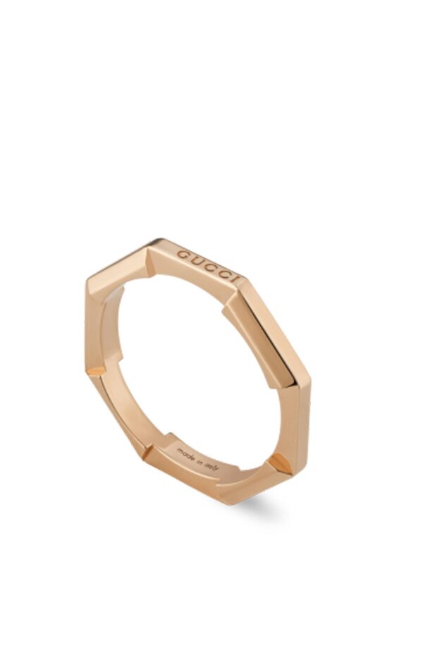 Gucci Link To Love 18kt Pink Gold Ring