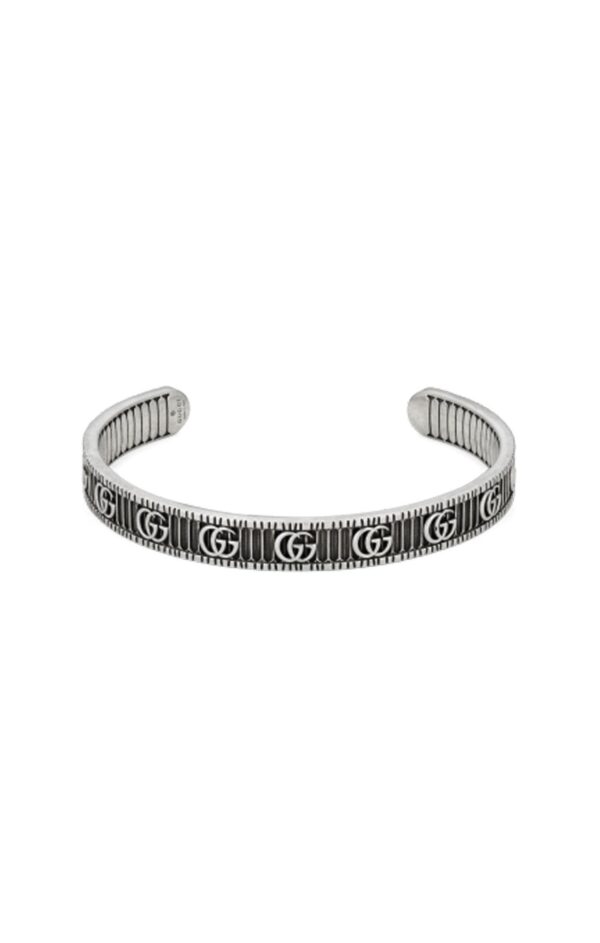 GUCCI Double G Silver 8mm Bangle