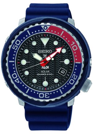 Seiko Prospex Solas Blue Silicone Strap