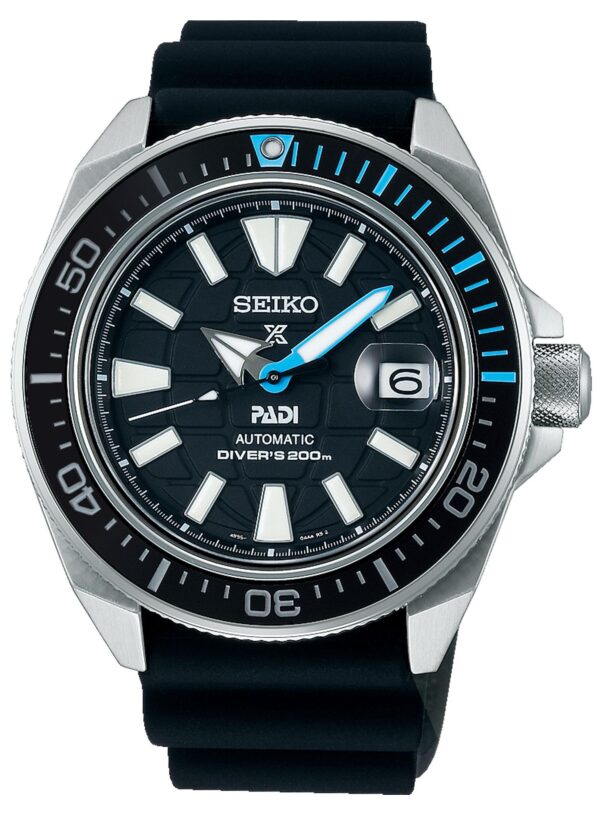 Seiko Prospex Padi 'King Samurai' Special Edition Automatic Black Rubber Strap