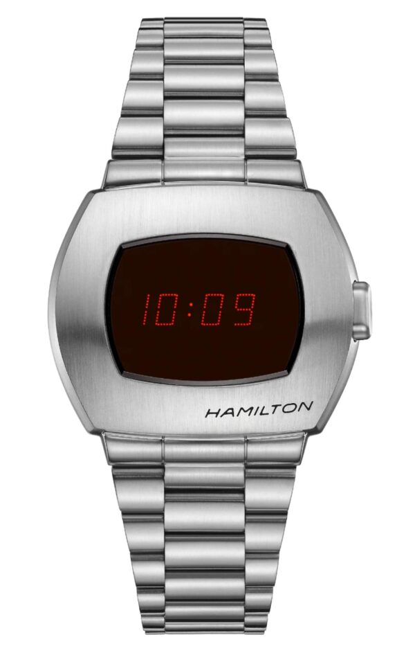 HAMILTON American Classic PSR Digital Stainless Steel Bracelet