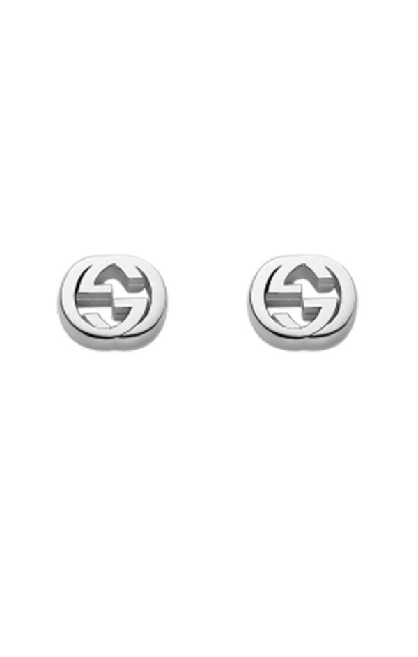 Gucci Interlocking G Silver Studs