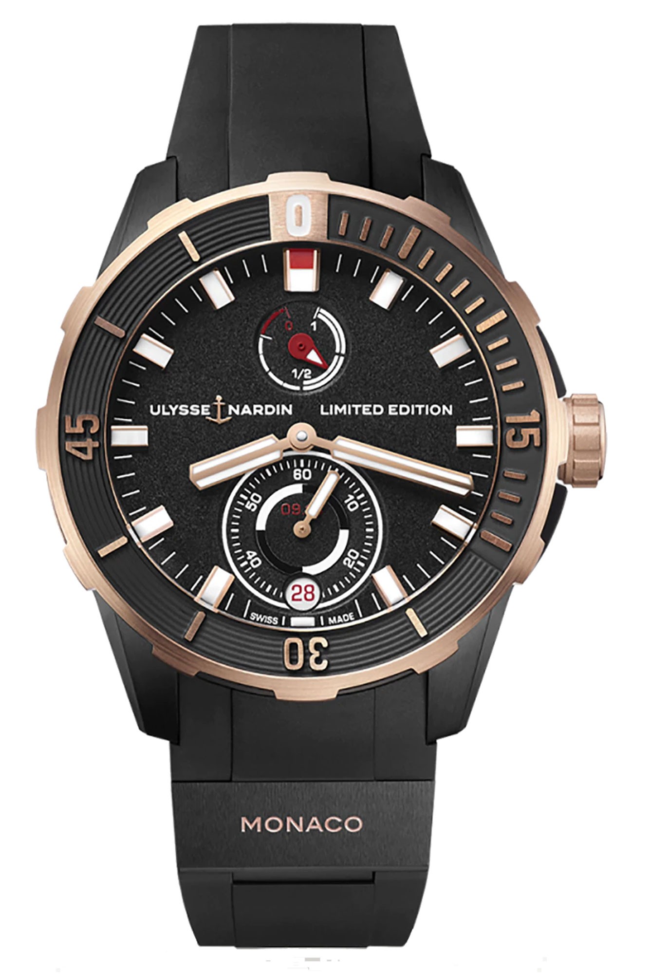 1185170LE3BLACK - Ulysse Nardin Diver Chronometer Automatic ULYSSE NARDIN Ulysse Nardin Diver Chronometer Automatic