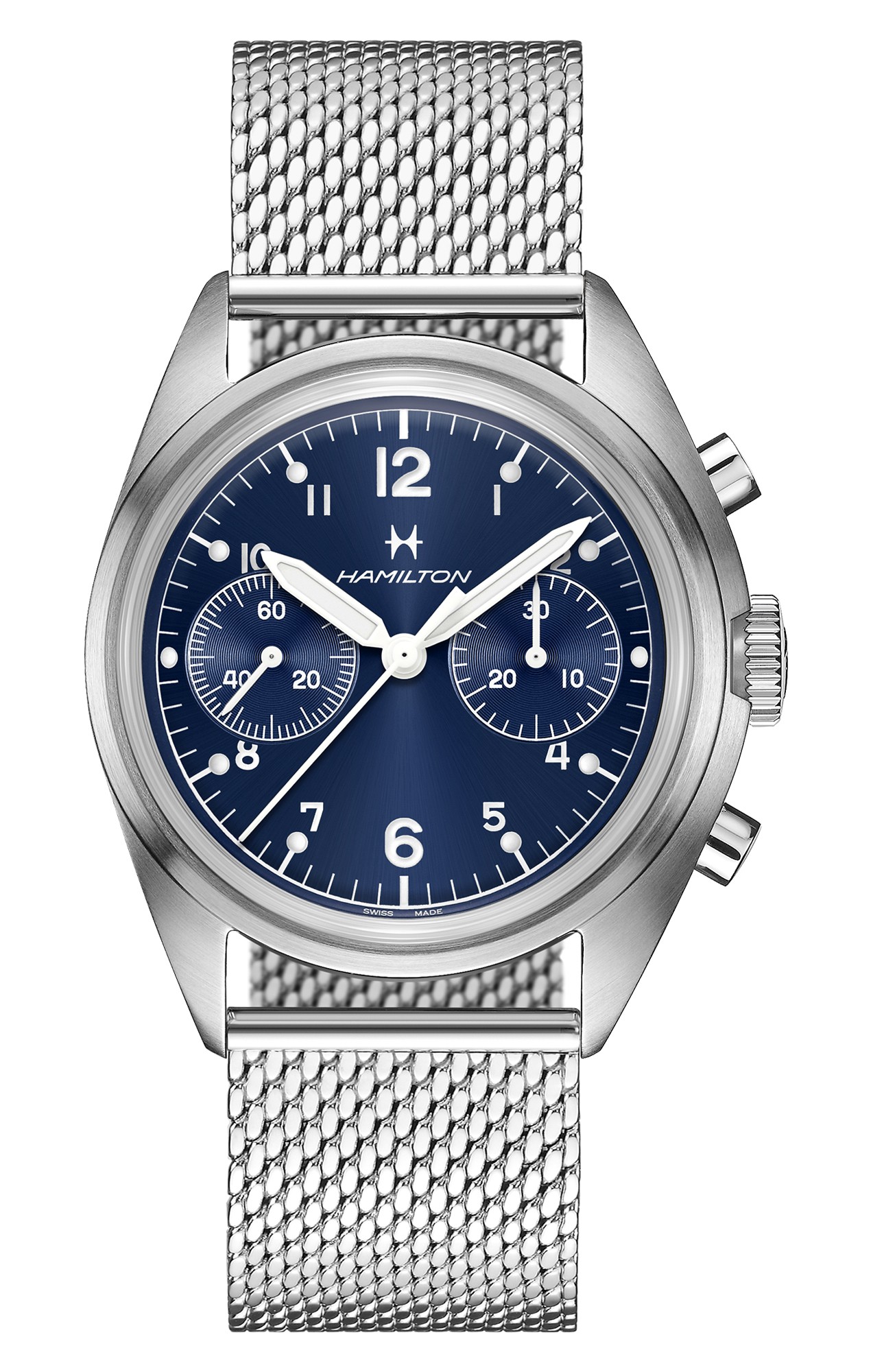 H76409140 - Hamilton Khaki Aviation Pilot Pioneer Mechanical Chrono HAMILTON H76409140